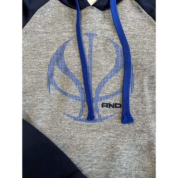 AND1 Boys Color Grey Pullover Hoodie Size S Big kids - Picture 4 of 5